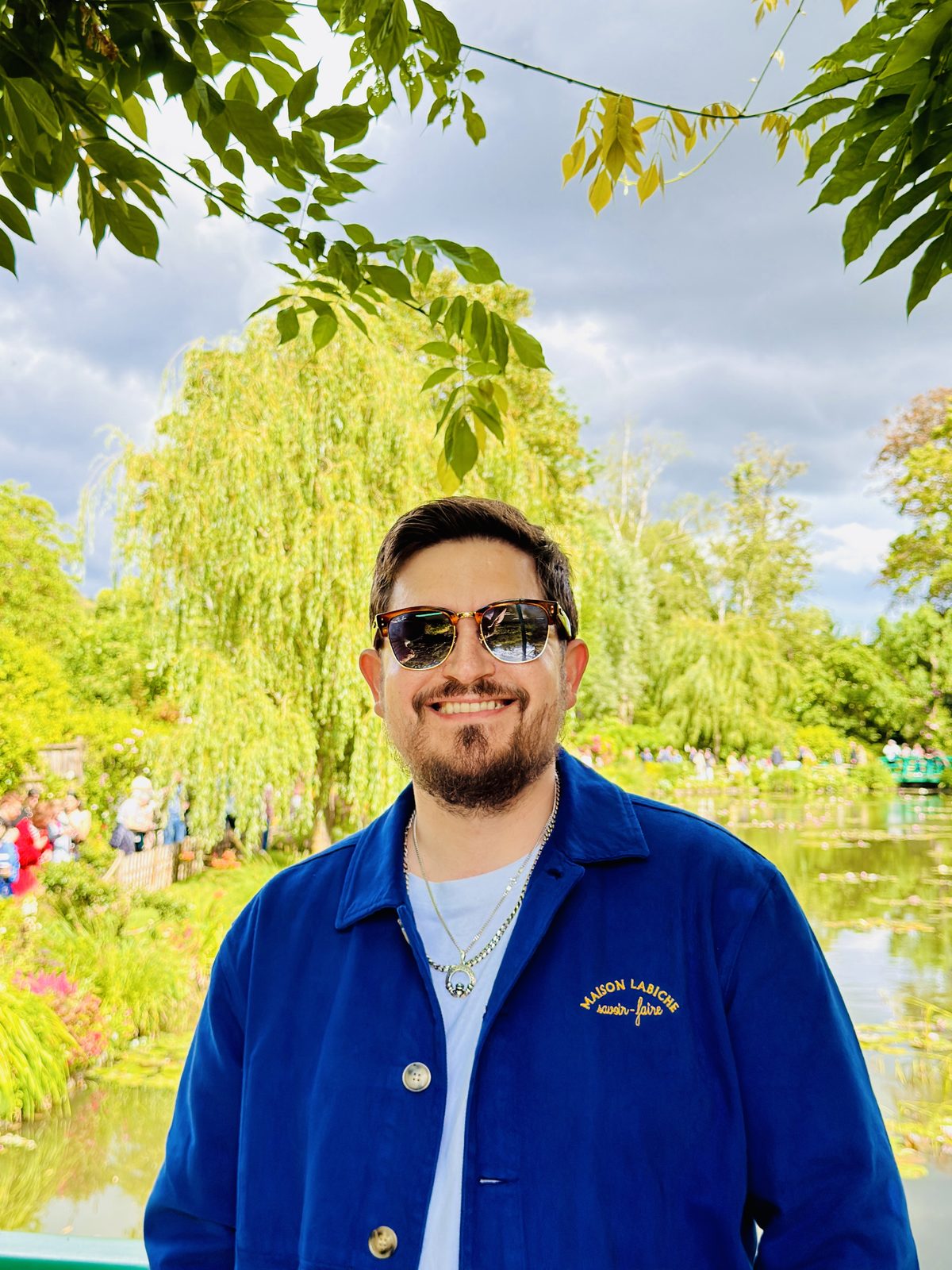 Cody Heart in Monet’s garden at Giverny